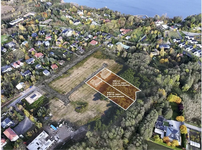 Atterrir 3 851 m² Chyby, Pologne