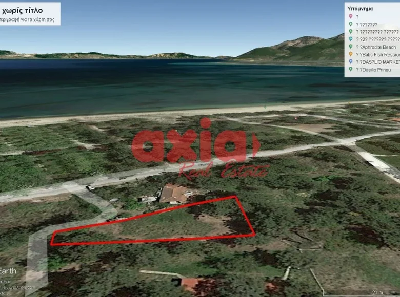 Land 800 m² Ormos Prinou, Greece