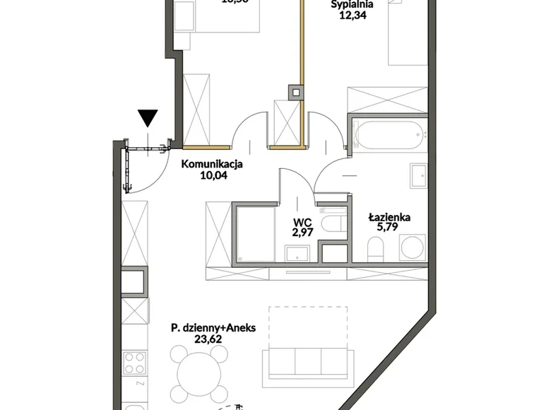 Mieszkanie 3 pokoi 68 m² Marki, Polska