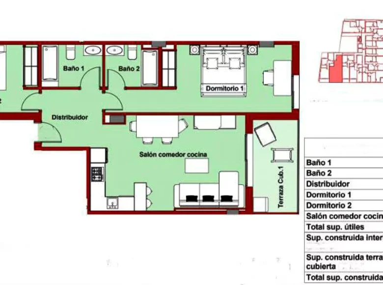 2 bedroom apartment 86 m² Torrevieja, Spain