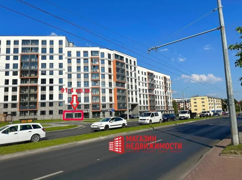 Geschäft 1 zimmer 91 m² in Hrodna, Weißrussland