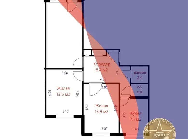 Apartamento 3 habitaciones 66 m² Minsk, Belarús