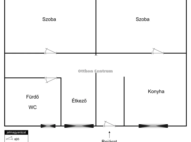 Dom 2 pokoi 60 m² Rackeve, Węgry