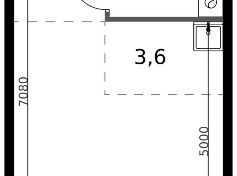 Studio 1 chambre 29 m² Sapronovo, Russie