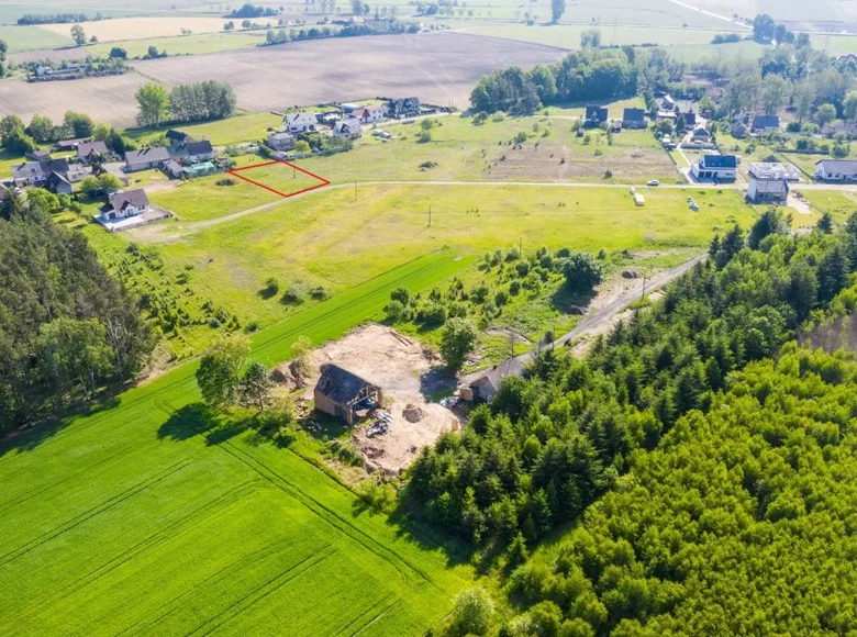 Land 1 111 m² Krzewina, Poland