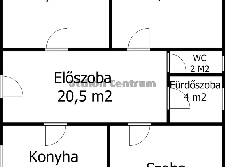 Casa 3 habitaciones 102 m² Edeleny, Hungría