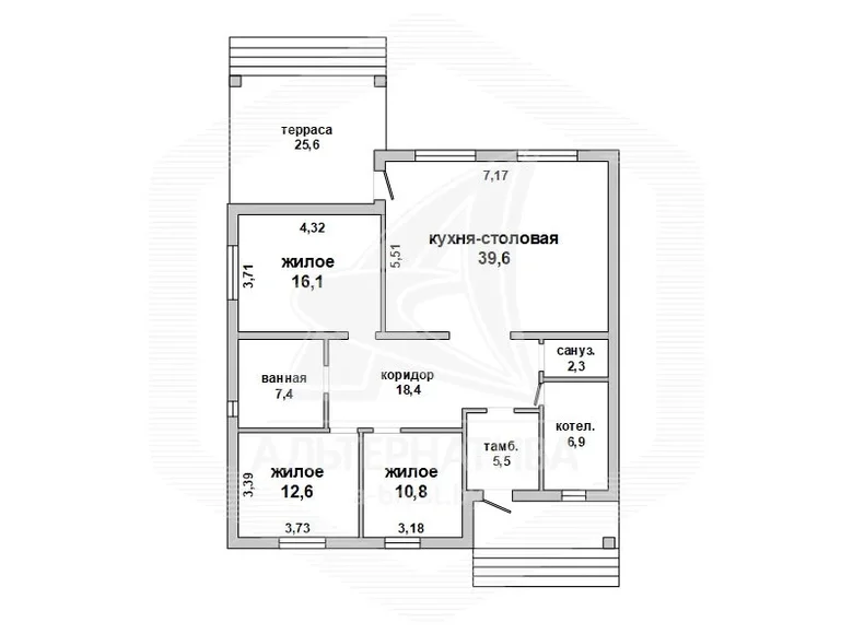 Dom 120 m² Muchaviecki siel ski Saviet, Białoruś