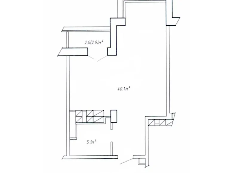 Mieszkanie 1 pokój 47 m² Mińsk, Białoruś