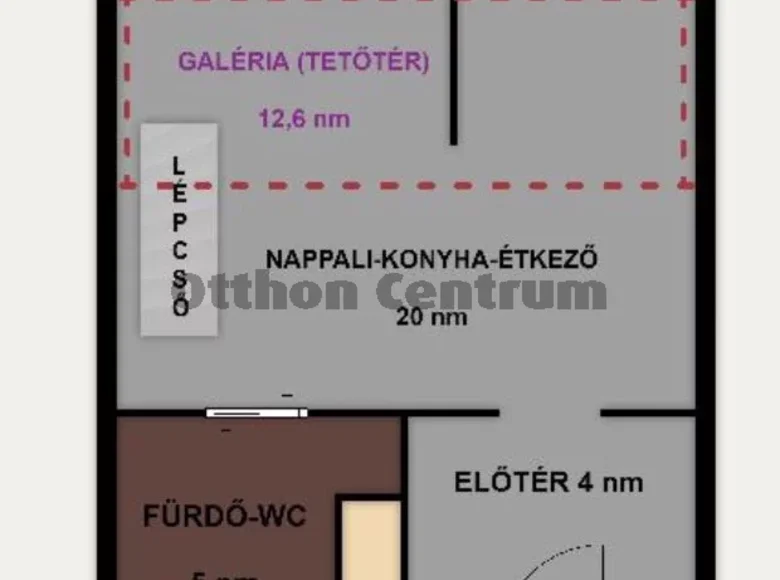 Wohnung 2 Zimmer 43 m² Budapest, Ungarn