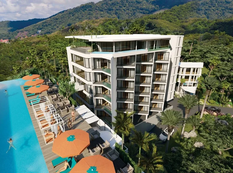 Kondominium 2 Schlafzimmer 55 m² Phuket, Thailand