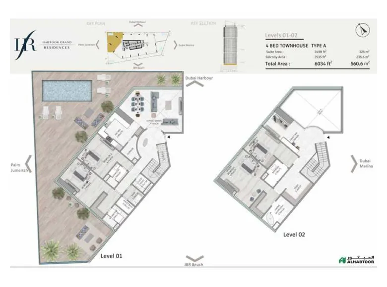 Adosado 4 habitaciones 561 m² Dubái, Emiratos Árabes Unidos