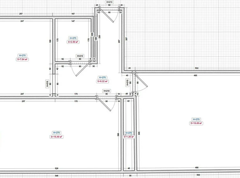 Apartamento 3 habitaciones 52 m² Cracovia, Polonia