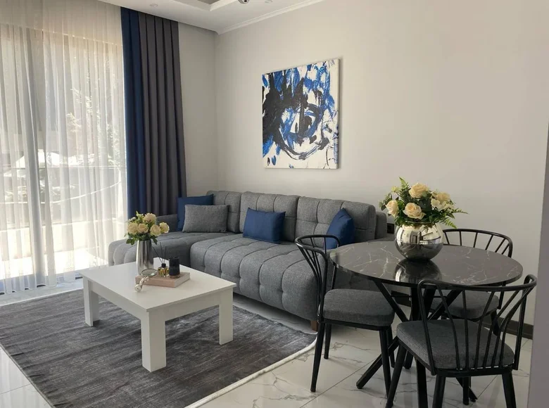 Квартира 1 комната 55 м² Аланья, Турция