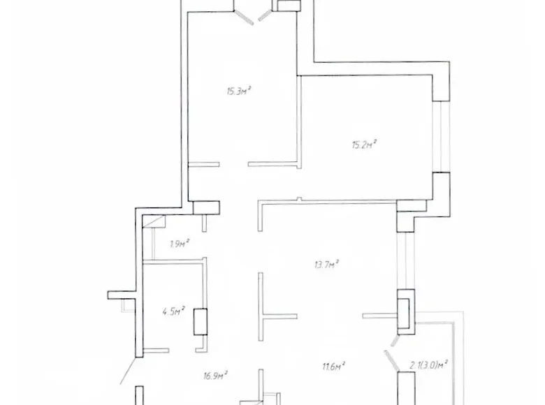 Apartamento 3 habitaciones 83 m² Minsk, Belarús
