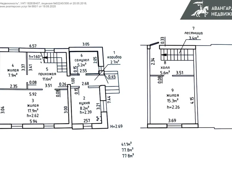 House 78 m² Mikalajevicy, Belarus