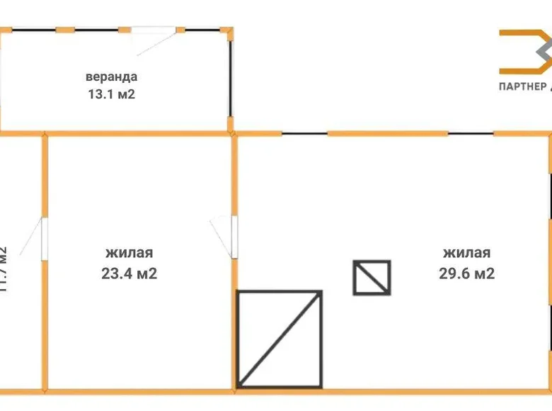 Дом 78 м² Серяжский сельский Совет, Беларусь