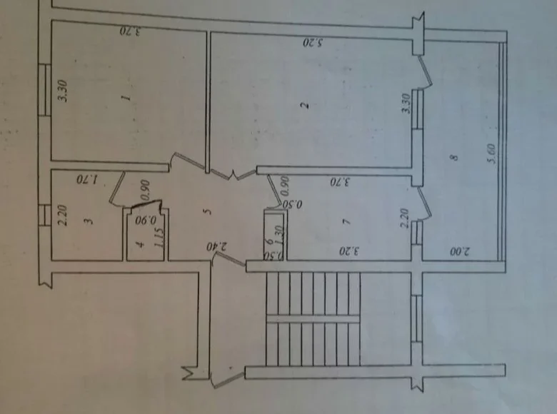 Kvartira 2 xonalar 60 m² in Shaykhontohur Tumani