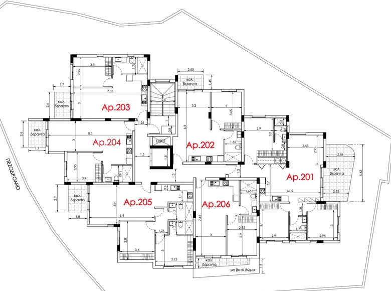 Apartamento 1 habitacion 55 m² Tserkezoi Municipality, Chipre