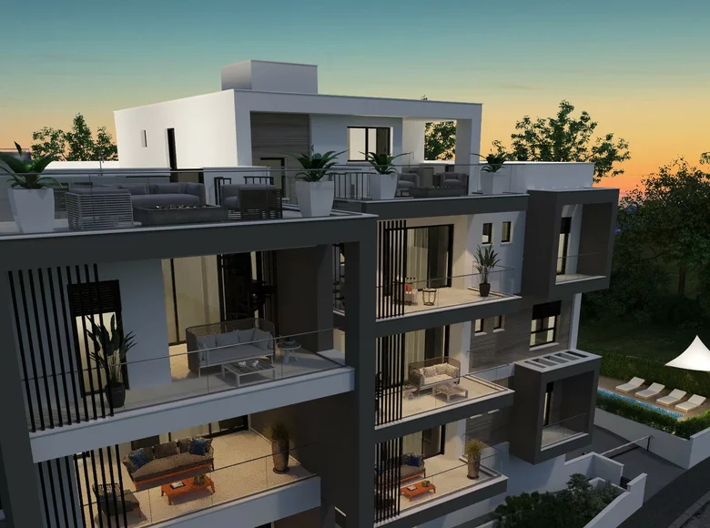 Penthouse 4 pokoi 105 m² Gmina Agios Athanasios, Cyprus