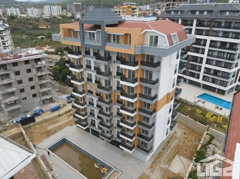 Mieszkanie 2 pokoi 49 m² Alanya, Turcja