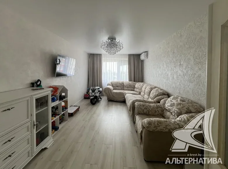 3 room apartment 69 m² Muchaviecki sielski Saviet, Belarus
