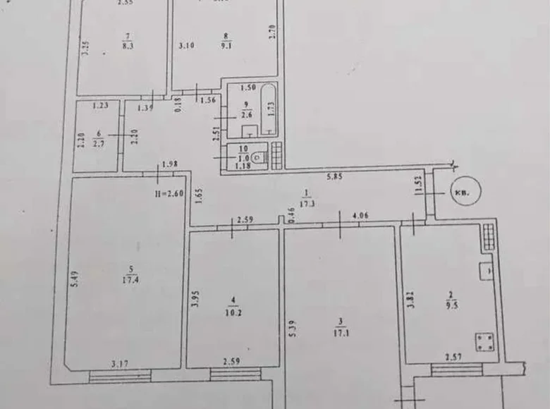 Mieszkanie 5 pokojów 98 m² Odessa, Ukraina