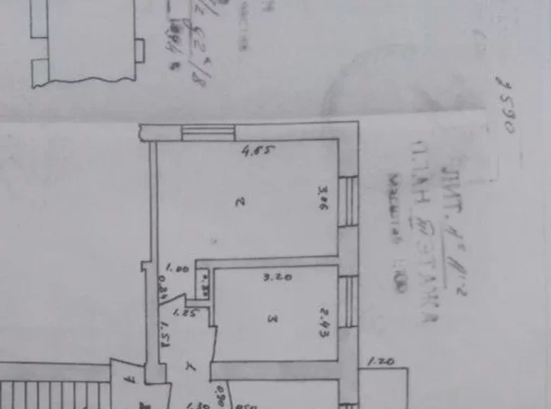 Kvartira 2 xonalar 40 m² Toshkentda