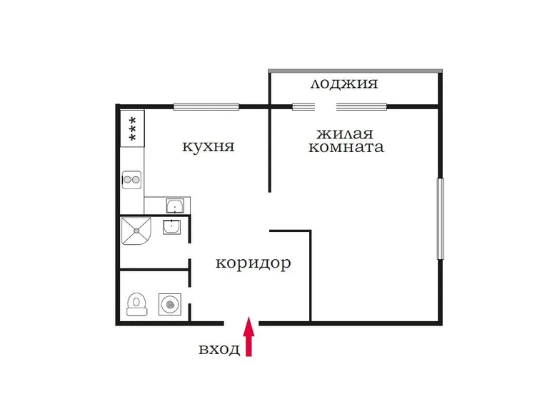 Appartement 1 chambre 37 m² Saint-Pétersbourg, Russie