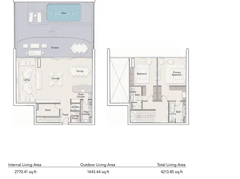 Doppelhaus 2 Schlafzimmer 391 m² Dubai, Vereinigte Arabische Emirate