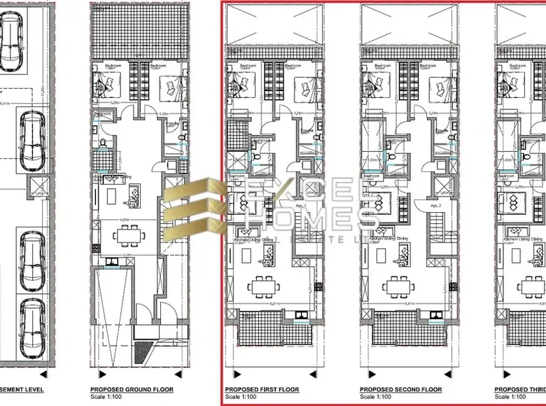 Appartement 3 chambres  Swieqi, Malte