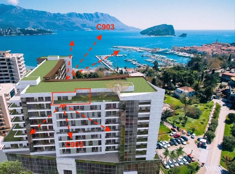 Apartamento 3 habitaciones 202 m² Budva, Montenegro