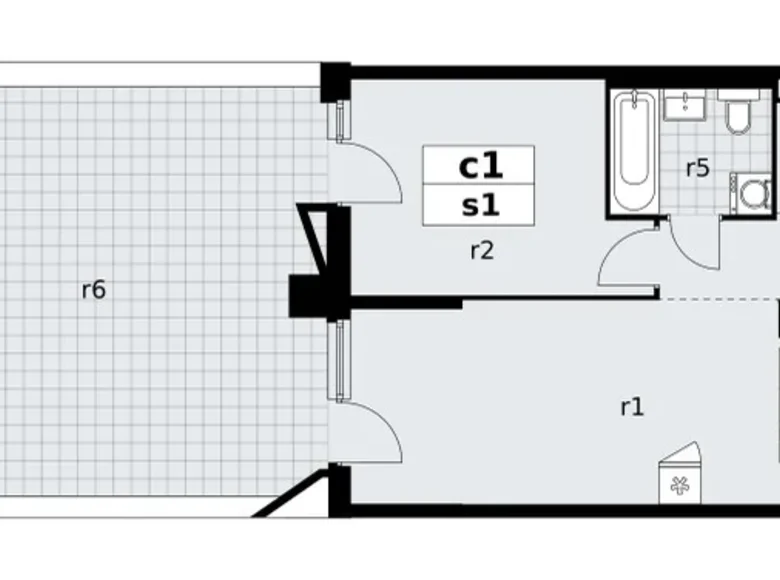 1 room apartment 54 m² poselenie Sosenskoe, Russia