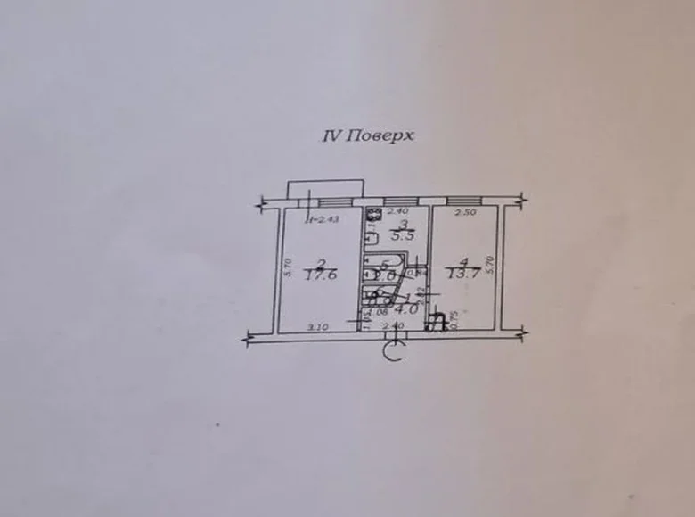 Квартира 2 комнаты 45 м² Одесса, Украина