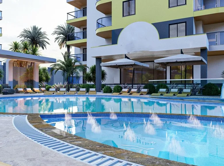 1 bedroom apartment 52 m² Yaylali, Turkey