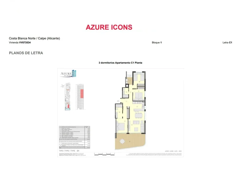 Mieszkanie 4 pokoi 125 m² Calp, Hiszpania