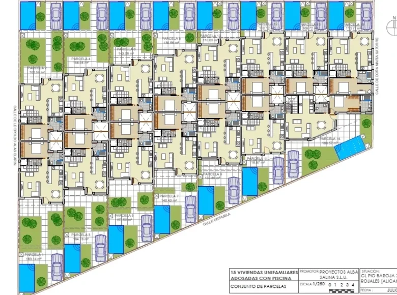 Szeregowiec 4 pokoi 120 m² Rojales, Hiszpania