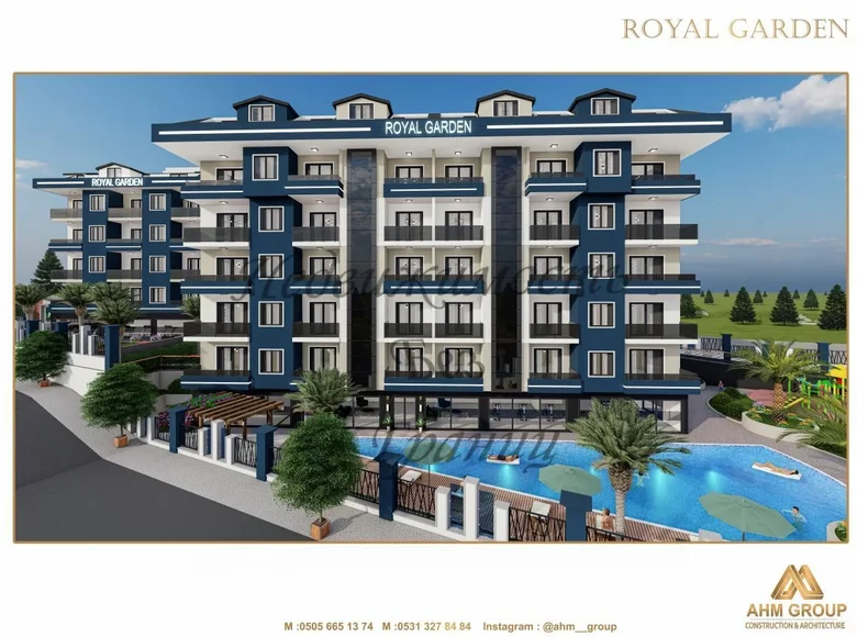 Квартира 5 комнат 152 м² Yaylali, Турция