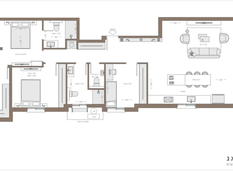 Квартира 4 комнаты 136 м² Израиль, Израиль