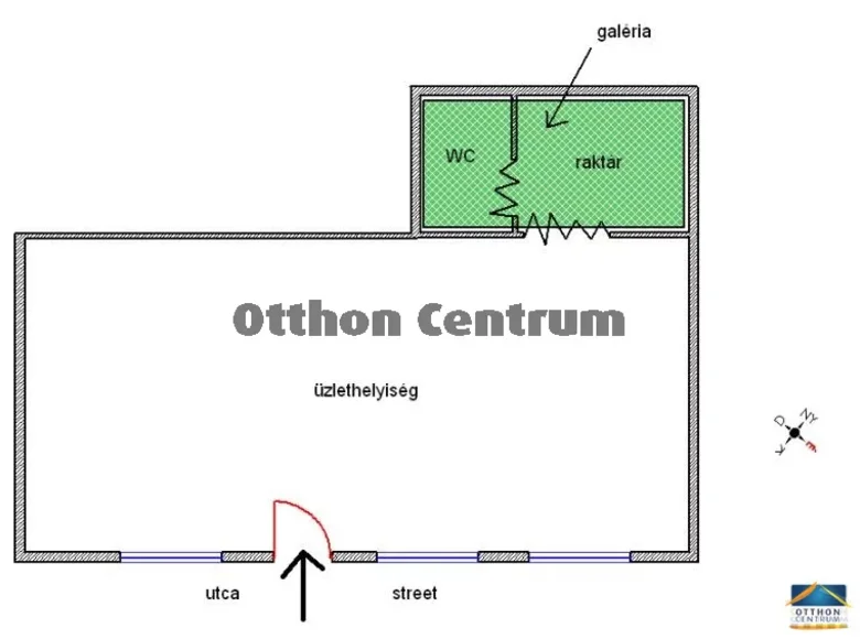 Commercial property 36 m² in Budapest, Hungary