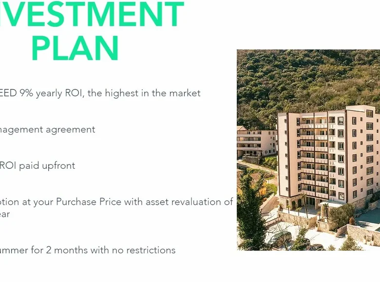 Investment  in Budva Municipality, Montenegro