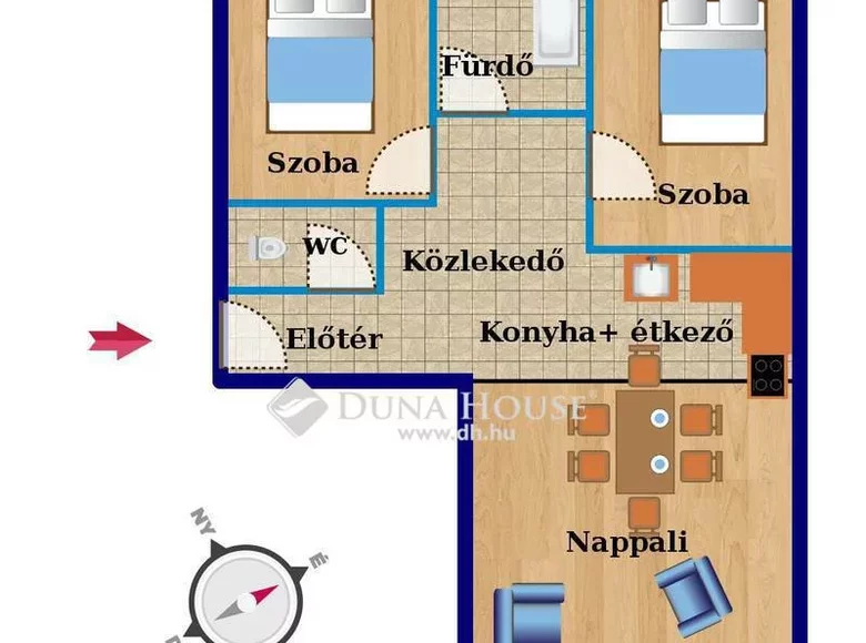 Apartment 62 m² Gardony, Hungary