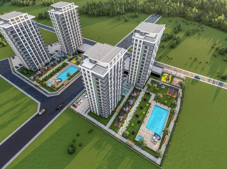 Mieszkanie 2 pokoi 58 m² Mezitli, Turcja
