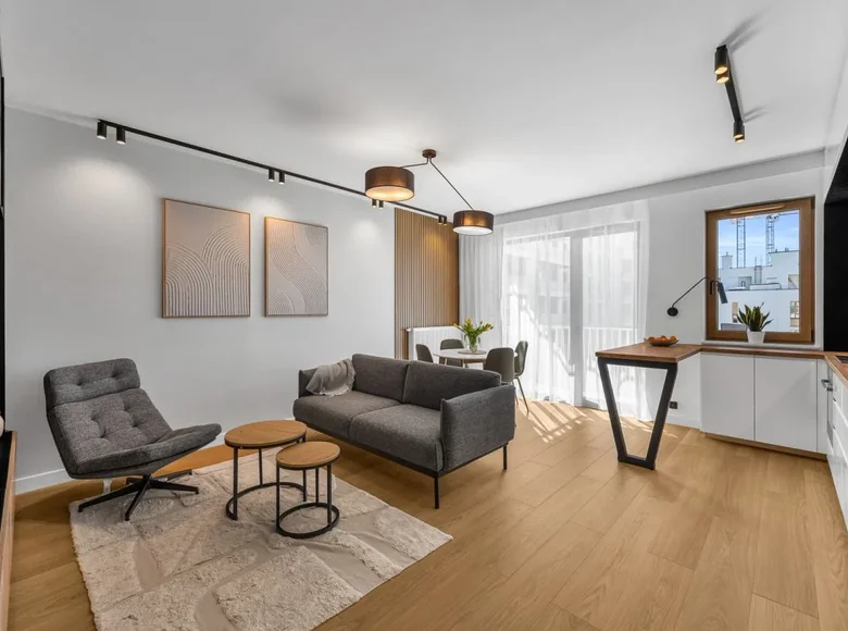 2 room apartment 45 m² Warsaw, Poland