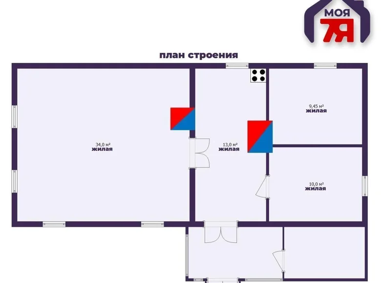 Casa 79 m² Damasy, Bielorrusia