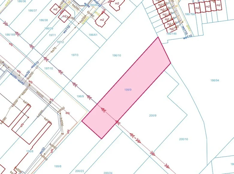 Land 3 545 m² Zakrzewo, Poland