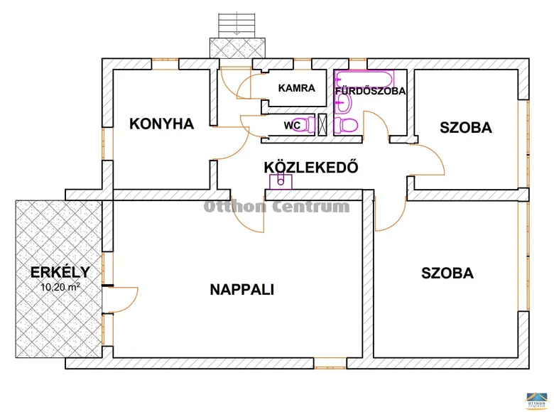 Dom 3 pokoi 96 m² Budapeszt, Węgry