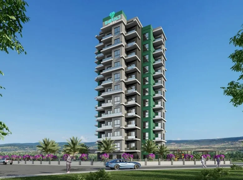 Mieszkanie 2 pokoi 53 m² Mezitli, Turcja