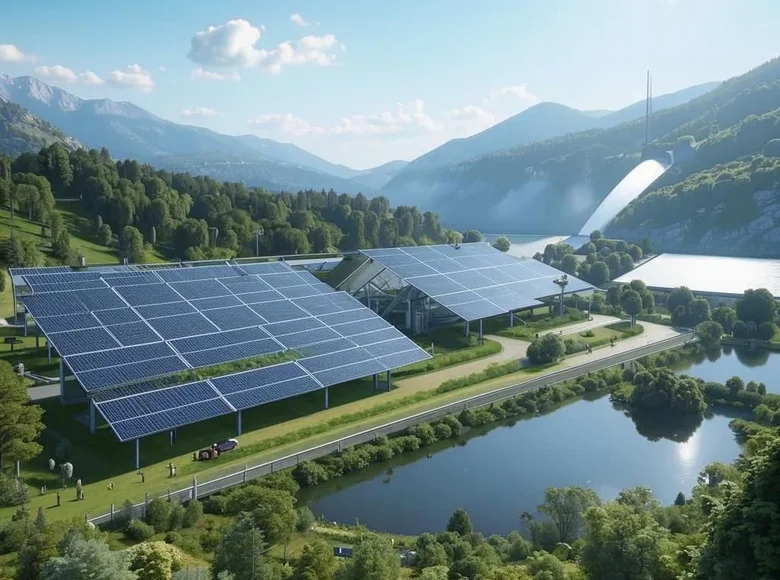 SES + HYDROELECTRIC POWER STATION