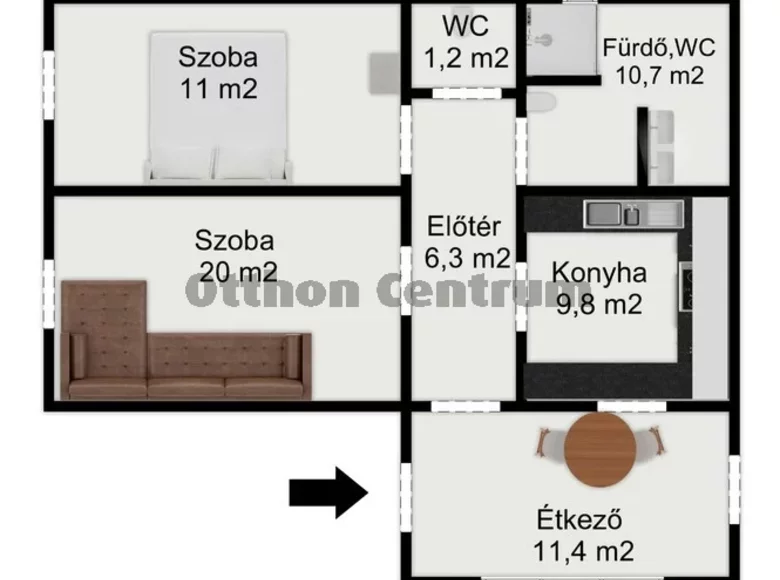 Dom 5 pokojów 125 m² Szigetszentmiklos, Węgry
