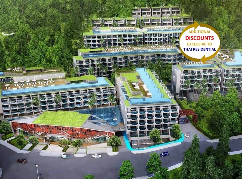 1 bedroom apartment 4 504 m² Phuket, Thailand
